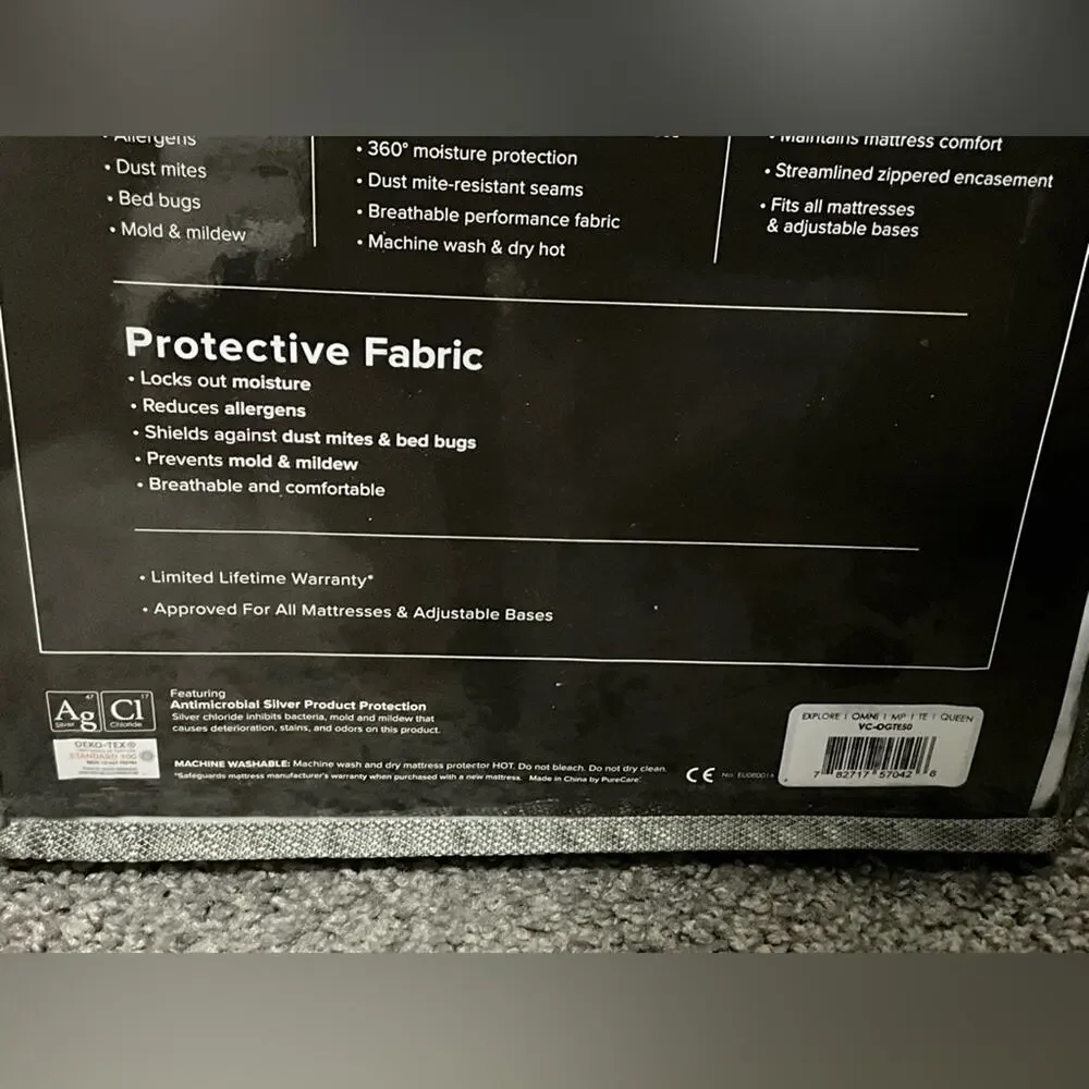 Dream Mattress 360° Encasement Queen Zippered Bed Bug Proof Waterproof NEW